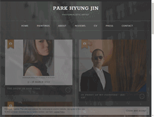 Tablet Screenshot of parkhyungjin.com